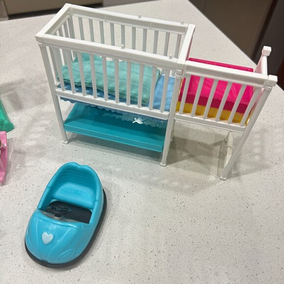 Barbie Accessories Bundle – Horse, Chelsea Ride, Nursery Pieces & More (7 pcs) - Picture 11 of 11